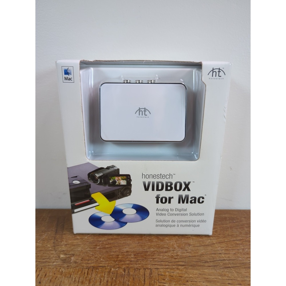 Honestech Vidbox For Mac Analog to Digital Video Conversion Solution Sealed Box